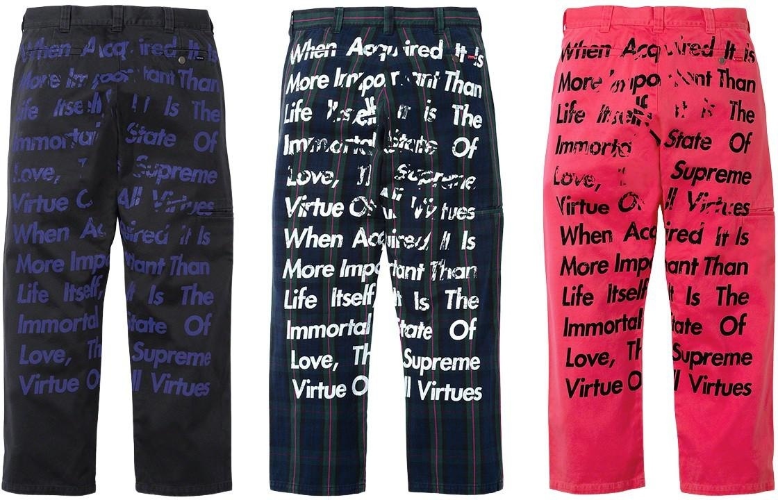 Supreme®/JUNYA WATANABE COMME des GARÇONS MAN Printed Work Pant